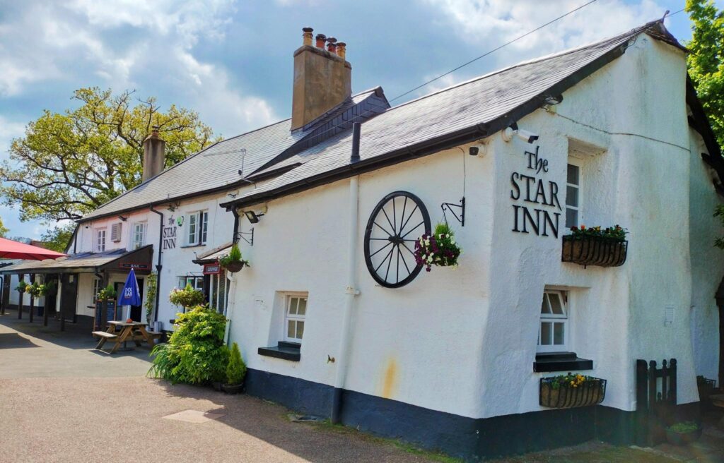 star newton abbot outside of pub sunny day